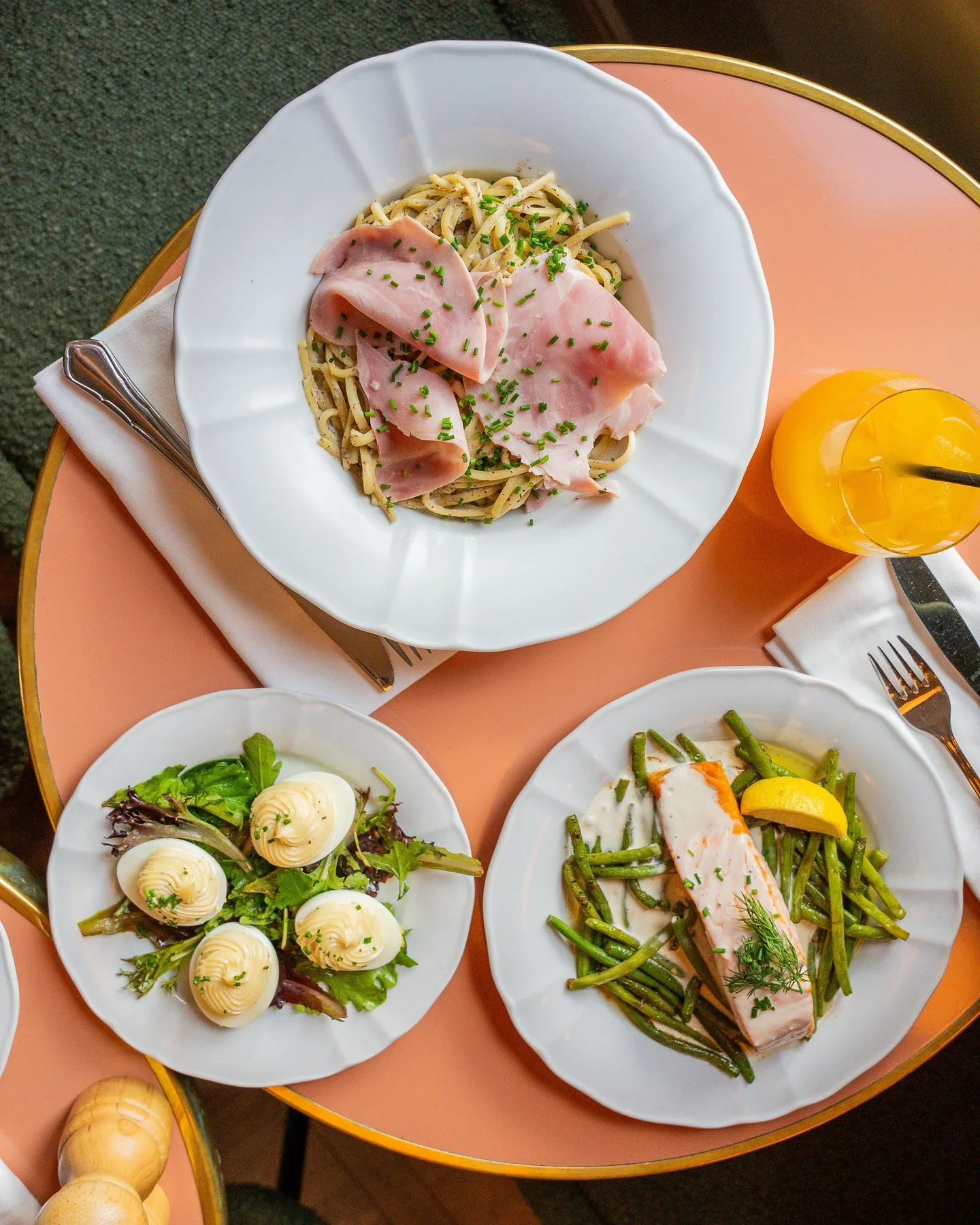 Assiette du Manoir, cuisine de brasserie française avec des produits régionaux de saison